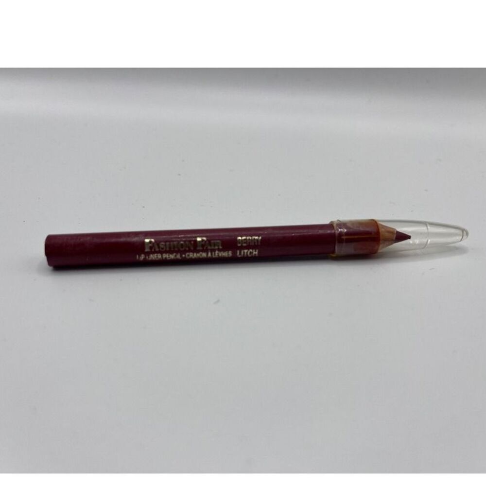 Vintage Fashion Fair Lip Liner Pencil Berry Deep Wine Maroon Made in USA 1990s